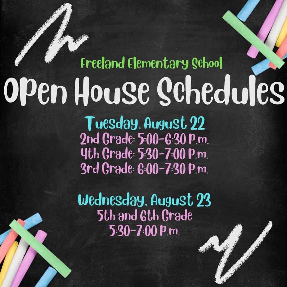 Open House times