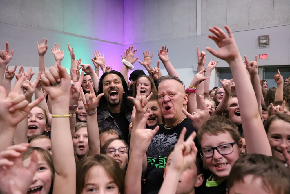 Mr. G w/ Students and Pop Evil