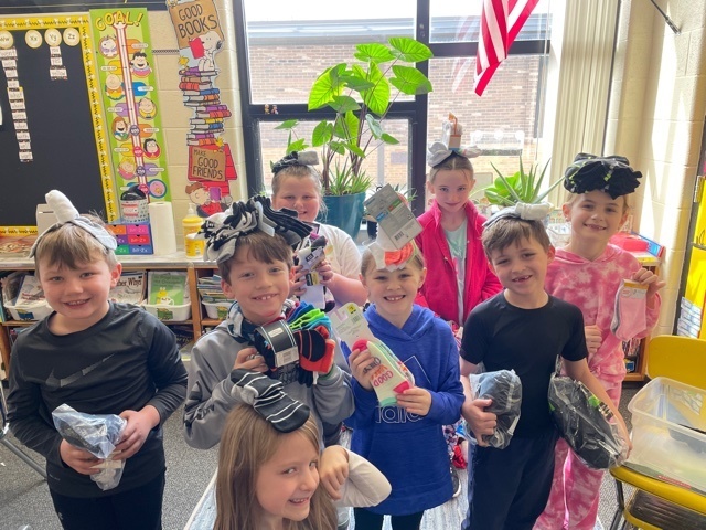 Mrs. Neering's students spreading kindness with socks.  