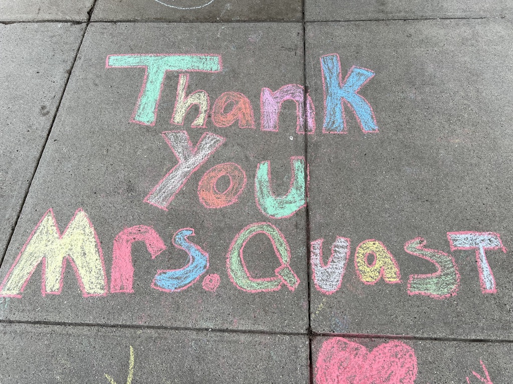 Sidewalk chalk art