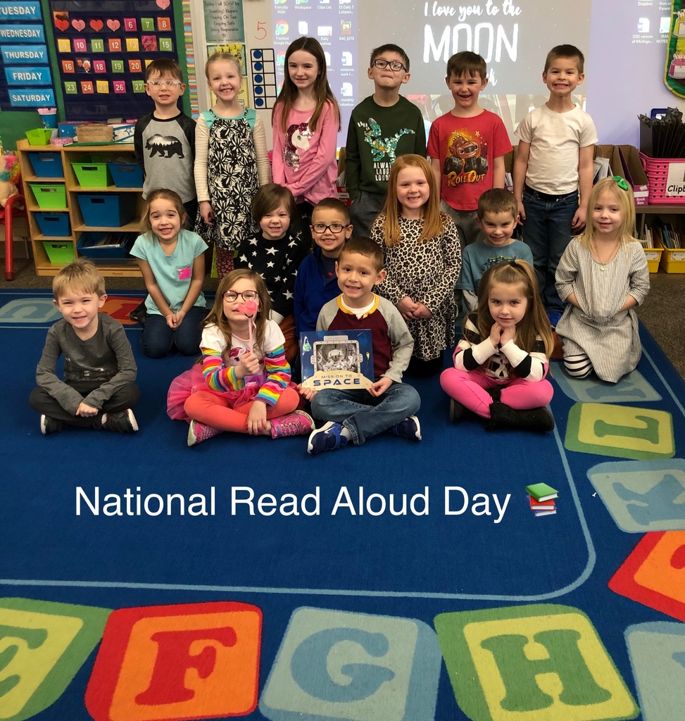 Students enjoy the World Read Aloud Day in Mrs. Johnson's classroom. 